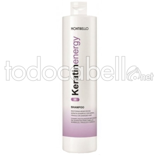 Montibello Keratin Energy Shampoo.  Fragile and Damaged Hair 1000ml