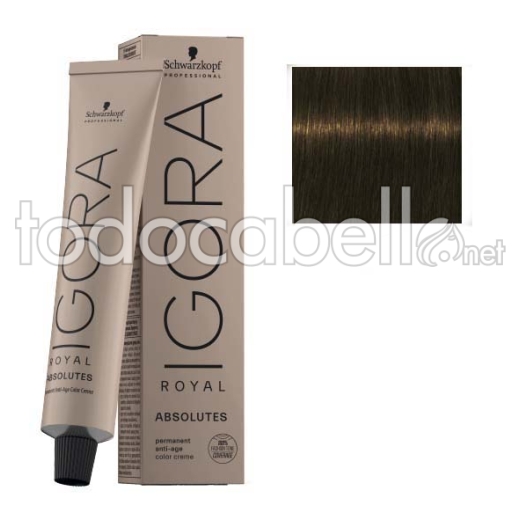 Schwarzkopf Tint Igora Royal ABSOLUTES 7-460 Medium Blonde Beige Chocolate Natural 60ml