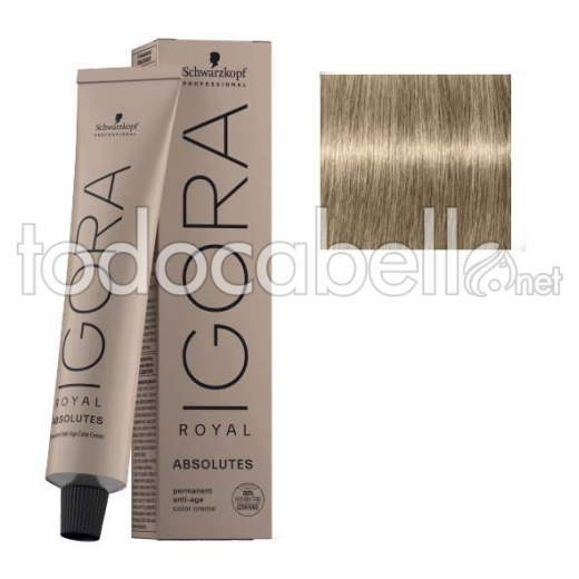 Schwarzkopf Tint Igora Royal ABSOLUTES 9-140 Very Light Ash Blonde Natural Beige 60ml