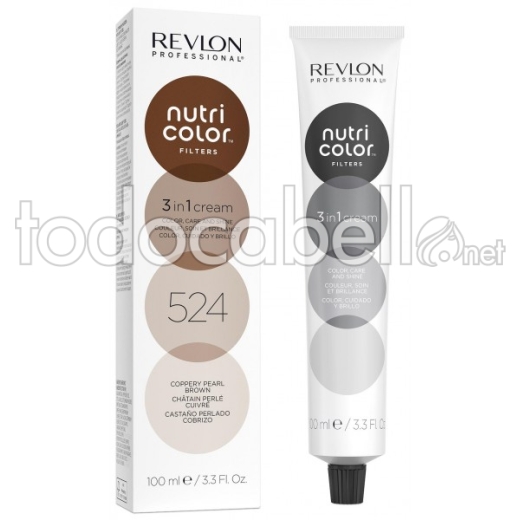 Revlon Nutri Color Filters 524 Copper Pearl Brown 100ml