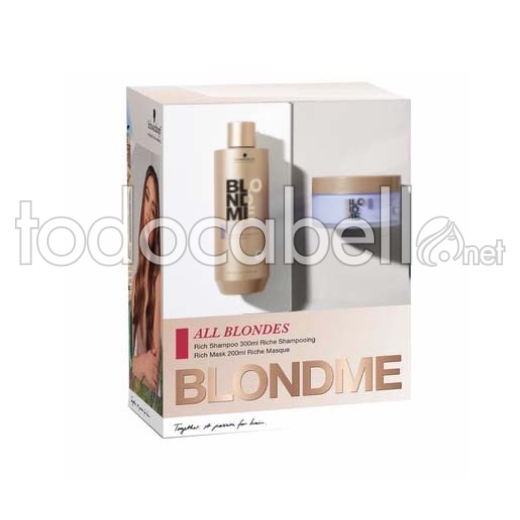 Schwarzkopf Pack Cool Blondes Neutralizing Shampoo 300ml + Mask 200ml