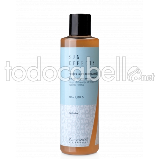 Kosswell Sun Effects Summer Hair&Body Shampoo 240ml