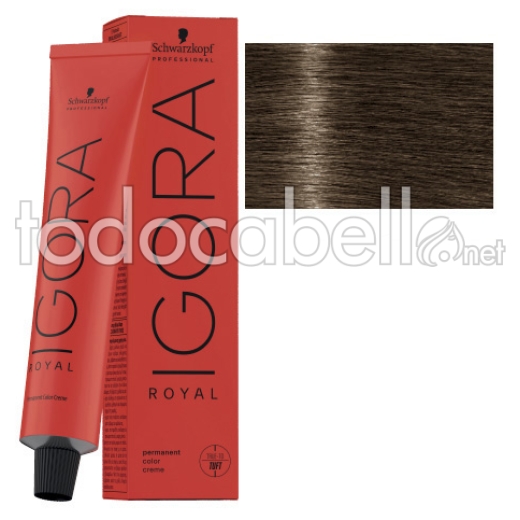 Schwarzkopf Tint Igora Royal 7-24 Medium Blonde Smoke Beige + Oxygenated