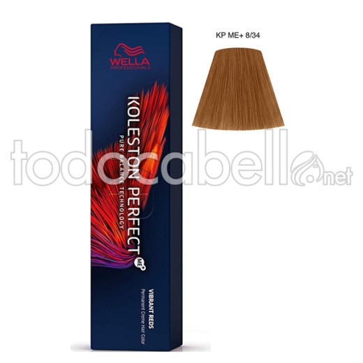 Wella Koleston Perfect Vibrant Reds 8/34 Blonde Golden Light Copper 60ml