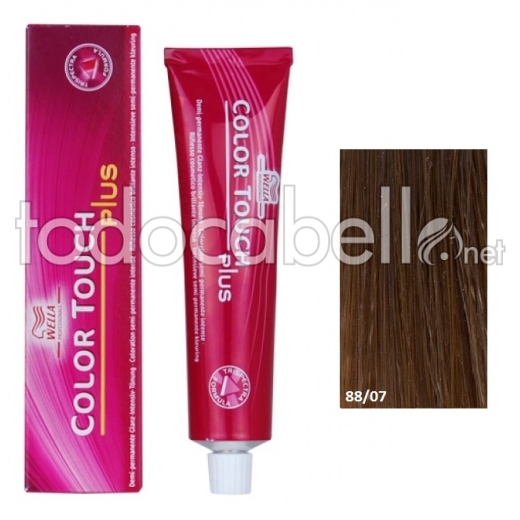 Wella Tint Color Touch PLUS 88/07 Light Blonde Natural Brown 60ml