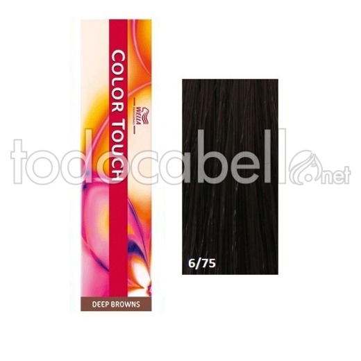 Wella TINT COLOR TOUCH 6/75 Dark Blonde Brown Mahogany 60ml
