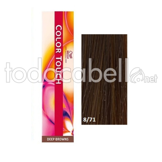 Wella TINT COLOR TOUCH 8/71 Light Blonde Brown Ash 60ml