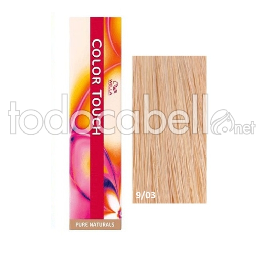 Wella TINT COLOR TOUCH 9/03 Blonde Very Clear Natural Golden 60ml