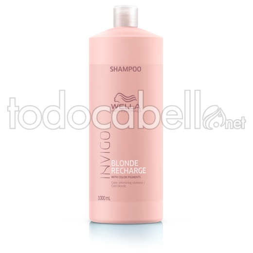 Wella INVIGO Blonde Recharge Fine shampoo 1000ml