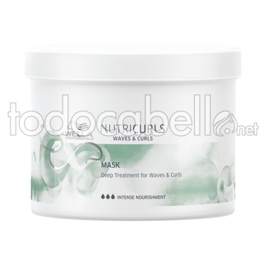 Wella Nutricurls nourishing hair mask for curls and waves 500ml