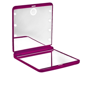 Beter Mirror Ohh! Light Touch Double Folding With Led Light ref Pink