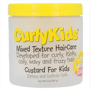 Curly Kids Mixed Texture Haircare Gel/crema Custard Para Niños 180g/6oz