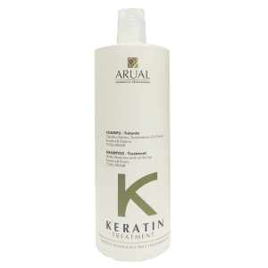 Arual Treatment Shampoo with Keratina and Elastina 1000ml.