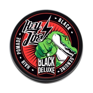 Hey Joe Genuine Hair Pomade Black Deluxe. Hairstyle ointment covers gray hair 100ml