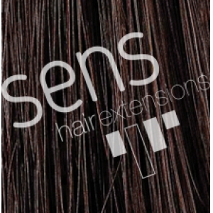 Extensions Keratin flat 55cm color ref  3 Dark Brown.  Package 25uds
