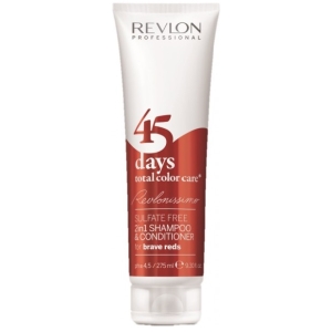 Revlonissimo 45 Days Shampoo 2in1 Total Color Care Brave reds 275ml