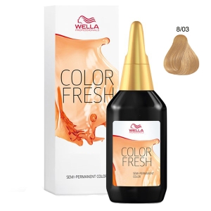 Wella TINT COLOR FRESH Temporary coloration 8/03 Golden light natural blonde 75ml