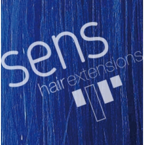 Extensions Keratin flat 55cm color Blue.  Package 25uds