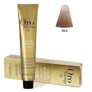 Fanola Tinte Oro Therapy "Without Ammonia" 10.3 Golden Platinum Blonde 100ml