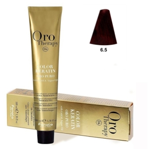 Fanola Tinte Oro Therapy "Without Ammonia" 6.5 Dark Blonde caoba 100ml