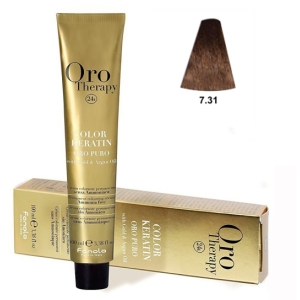 Fanola Tinte Oro Therapy "Without Ammonia" 7.31 Blonde sand 100ml