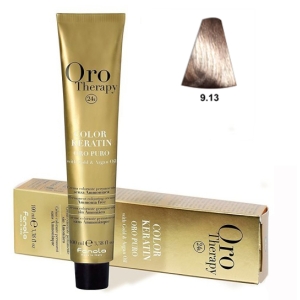 Fanola Tinte Oro Therapy "Without Ammonia" 9.13 Very light beige blonde 100ml
