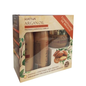 Kativa Pack Argán Oil Dry, damaged and dull hair