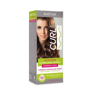 Kativa Keep Curl Activator. Defining cream hair with waves 200ml