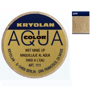 Kryolan Aquacolor Gold 8ml Water and Body Makeup ref: 1111