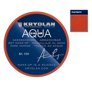 Kryolan Aquacolor Mandarin 8ml Water and body make-up ref: 1101