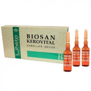 Liheto Biosan Kerovital Keratin Dry Hair Treatment 8x10ml