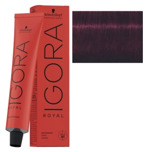 Schwarzkopf Igora Royal Tint 5-99 Light Brown Intense Violet + Oxygenated Kosswell
