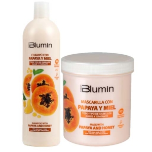 Blumin Papaya and Honey Mask 700ml+ shampoo 1000ml