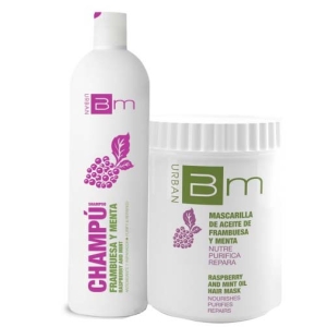 Blumin Mask 700ml + shampoo raspberry and mint 1000ml