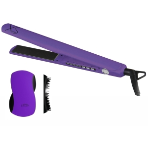 a.g.v Hair Straightener Professional XS Purple + Perfect Brush Purple