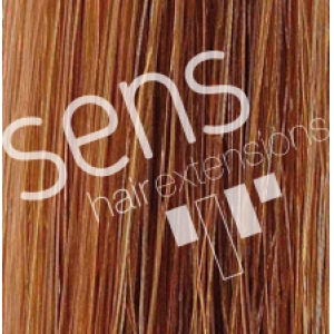 Extensions Hair 100% Natural Stitched with 3 clips nº 29 Medium blond Copper Gold