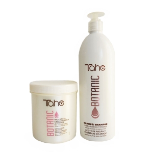 Tahe Botanic Pack Dry & Colored Hair Shampoo 1000ml + Mask 700ml