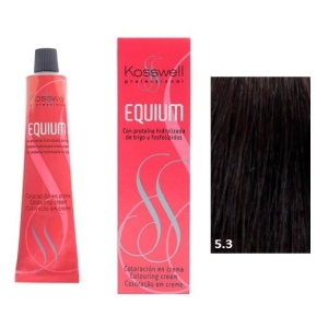 Kosswell Equium Tint 5.3 Light Brown Gold 60ml + GIFT Oxygenated 75ml