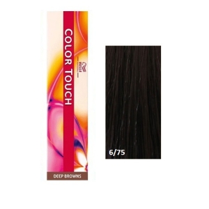 Wella TINT COLOR TOUCH 6/75 Dark Blonde Brown Mahogany 60ml