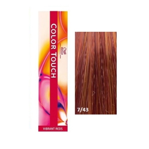 Wella TINT COLOR TOUCH 7/43 Medium Blonde Gold Coating 60ml