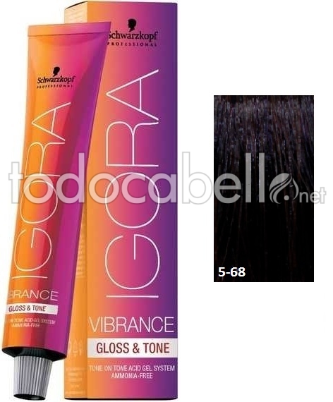 Igora Vibrance Gloss And Tone Color Chart
